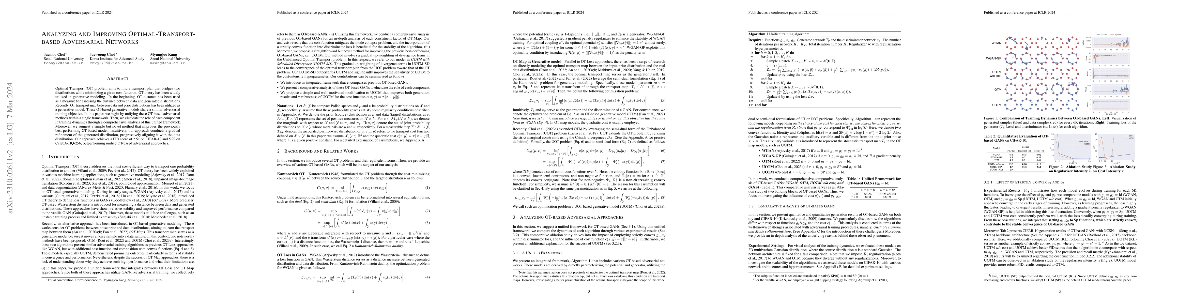 Thumbnail for Analyzing and Improving Optimal-Transport-based Adversarial Networks