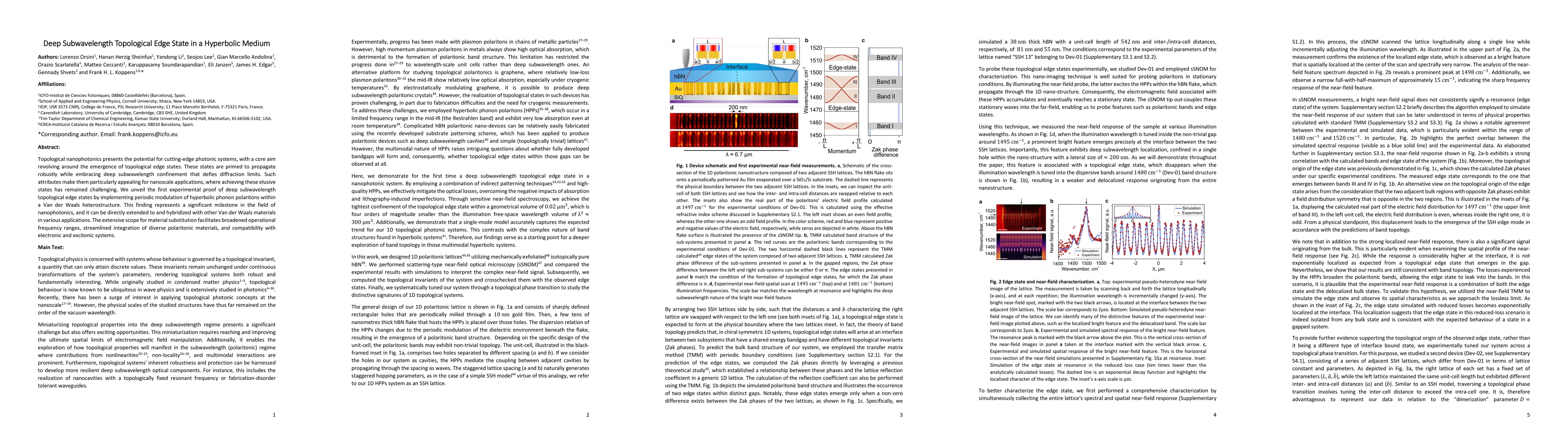 Thumbnail for Deep Subwavelength Topological Edge State in a Hyperbolic Medium