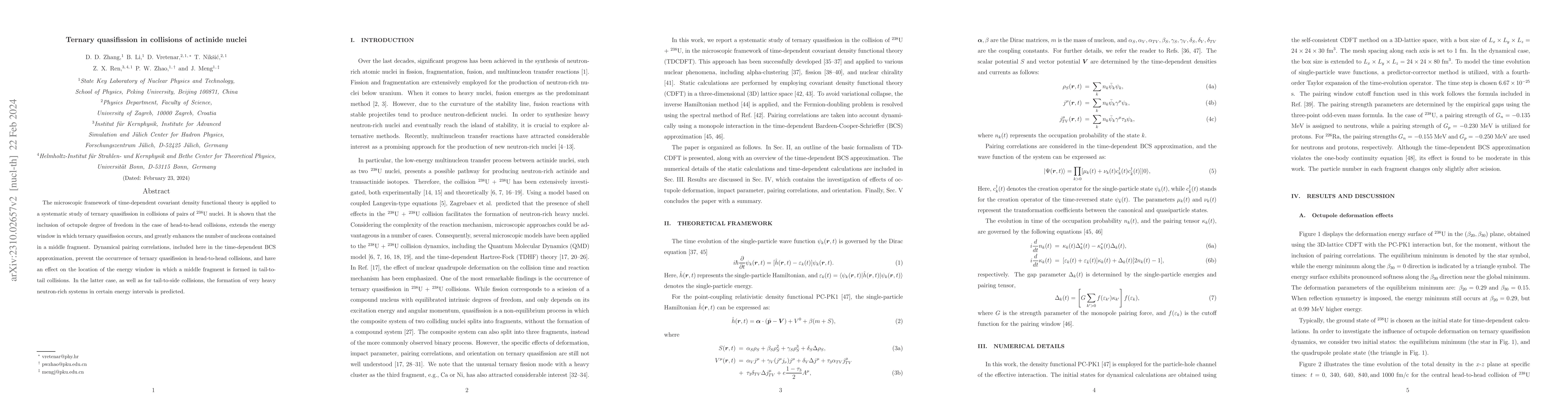 Thumbnail for Ternary quasifission in collisions of actinide nuclei