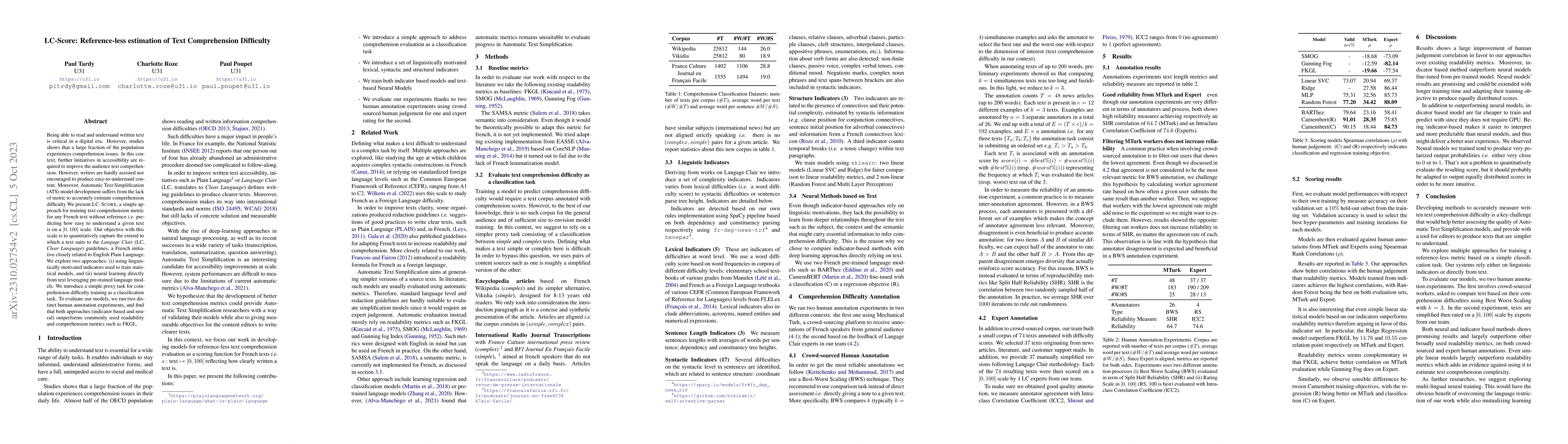 Thumbnail for LC-Score: Reference-less estimation of Text Comprehension Difficulty