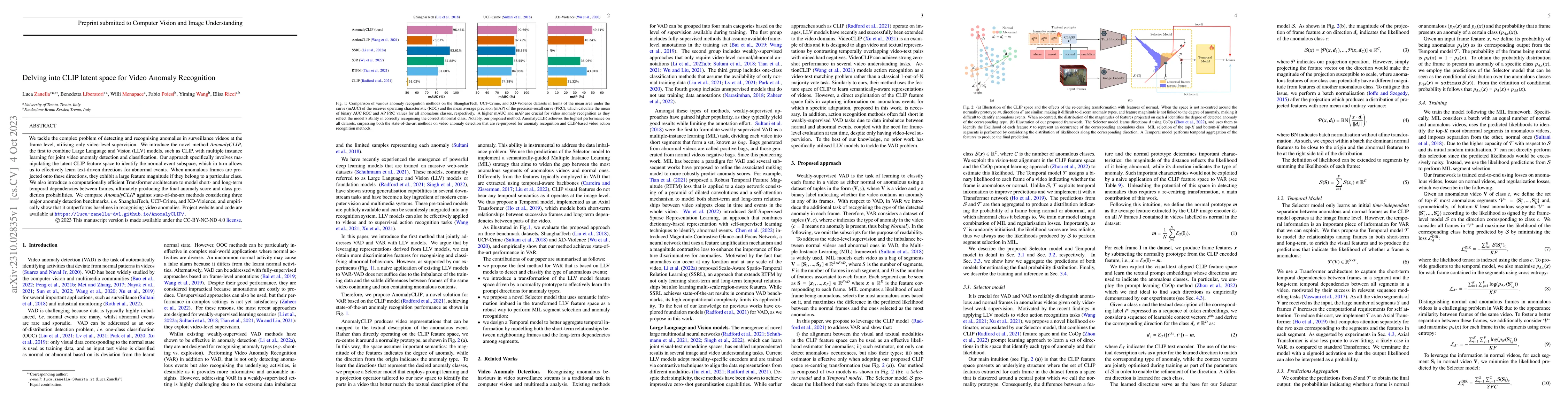 Thumbnail for Delving into CLIP latent space for Video Anomaly Recognition