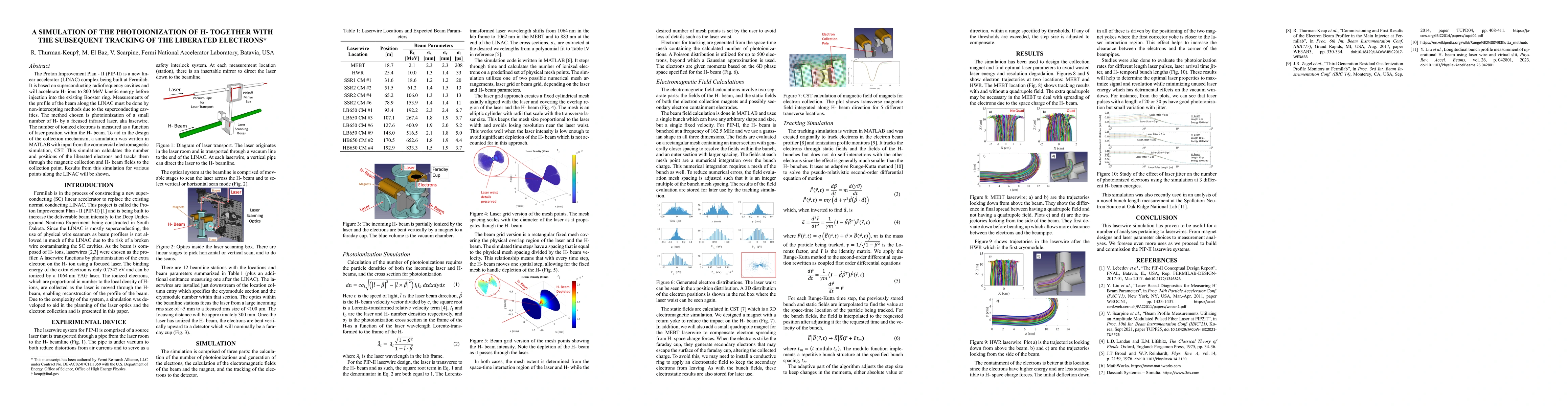 Thumbnail for A Simulation of the Photoionization of H- Together with the Subsequent
  Tracking of the Liberated Electrons