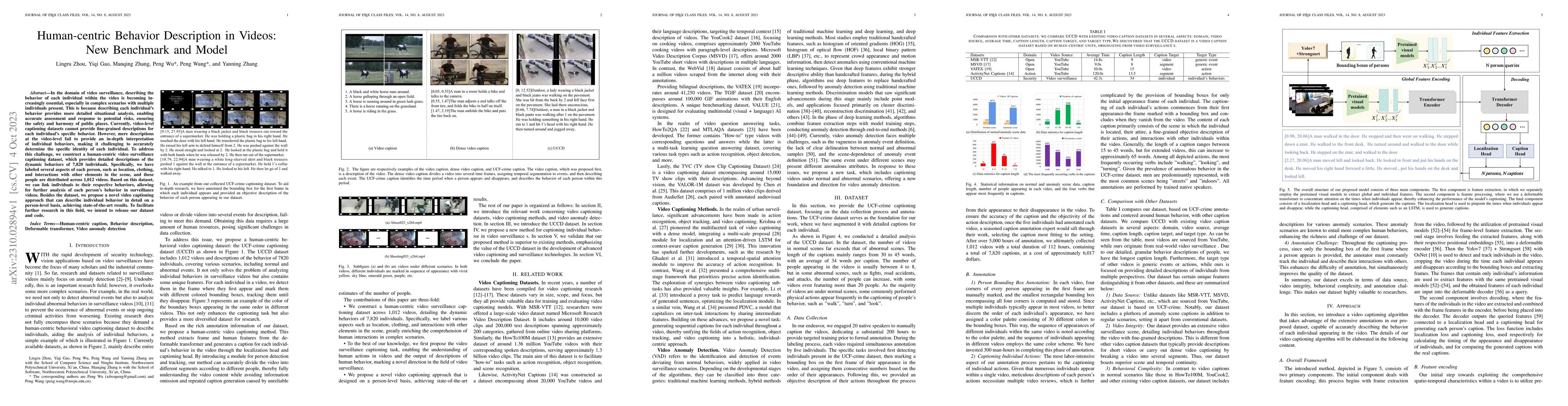 Thumbnail for Human-centric Behavior Description in Videos: New Benchmark and Model