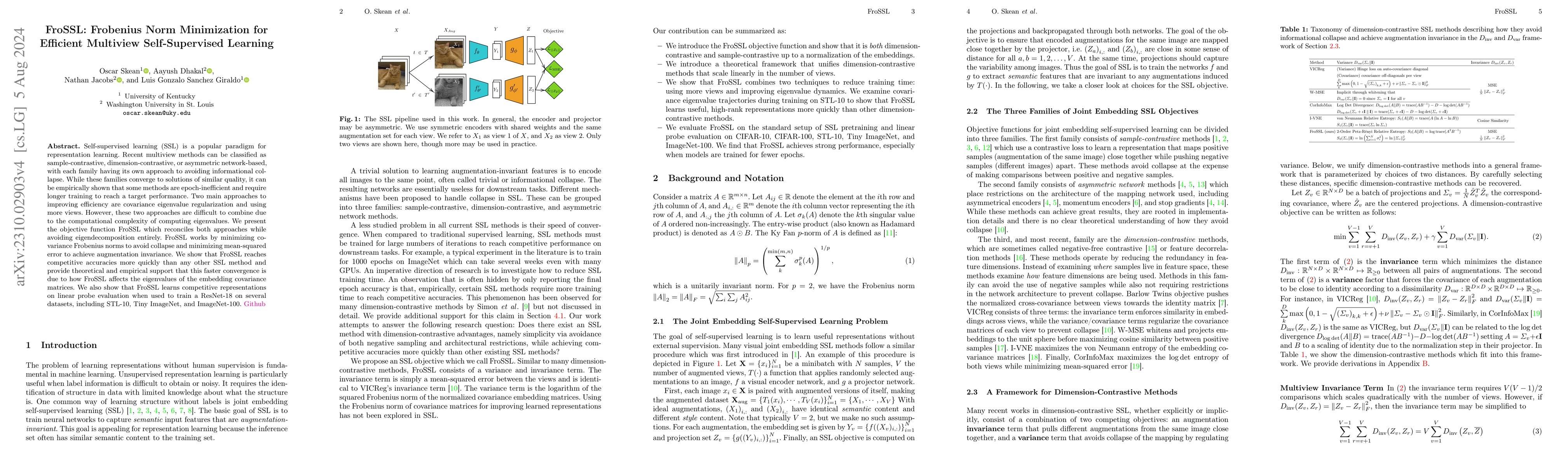 Thumbnail for FroSSL: Frobenius Norm Minimization for Efficient Multiview
  Self-Supervised Learning