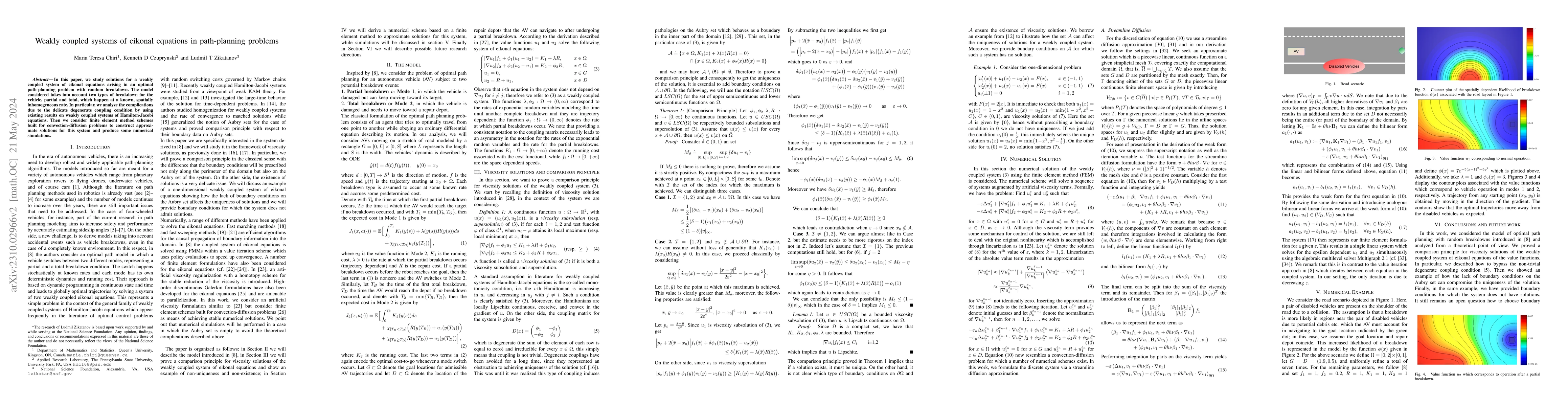 Thumbnail for Weakly coupled systems of eikonal equations for autonomous vehicles