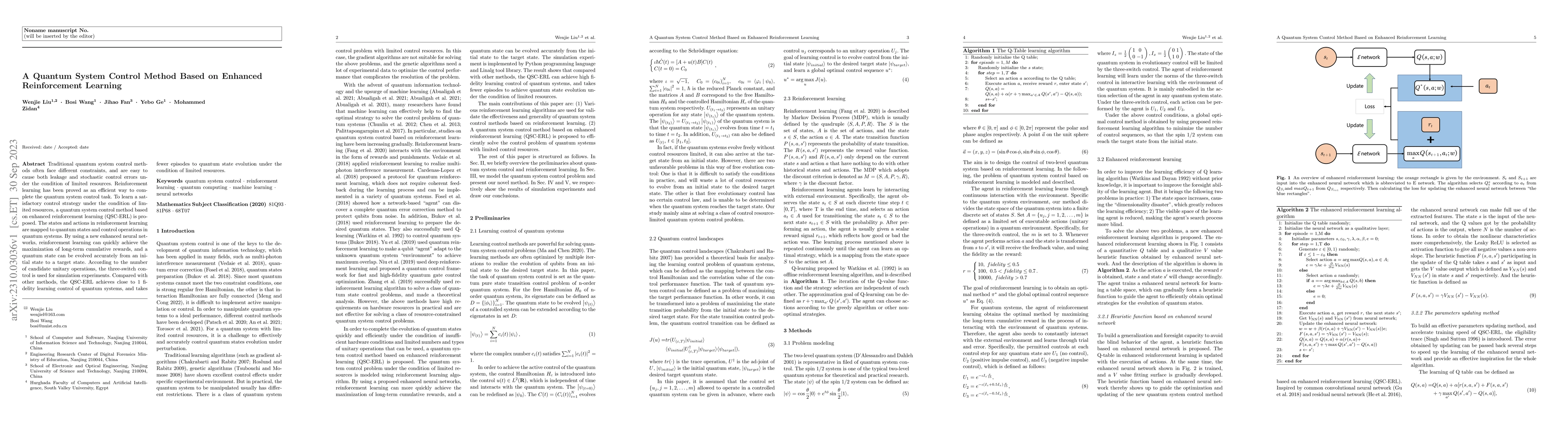 Thumbnail for A quantum system control method based on enhanced reinforcement learning