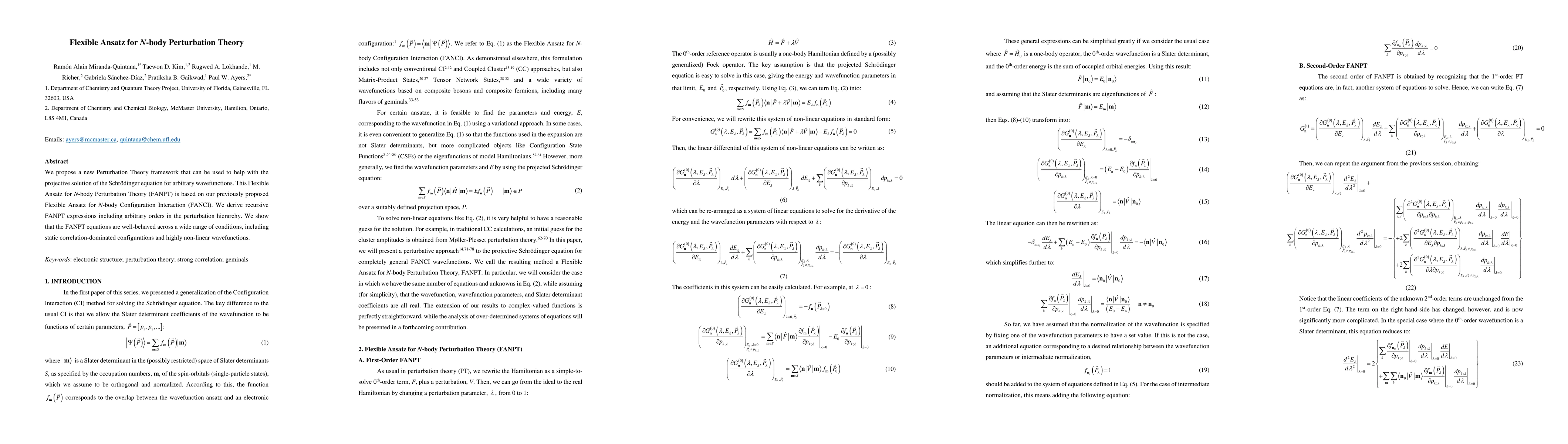 Thumbnail for Flexible Ansatz for N-body Perturbation Theory
