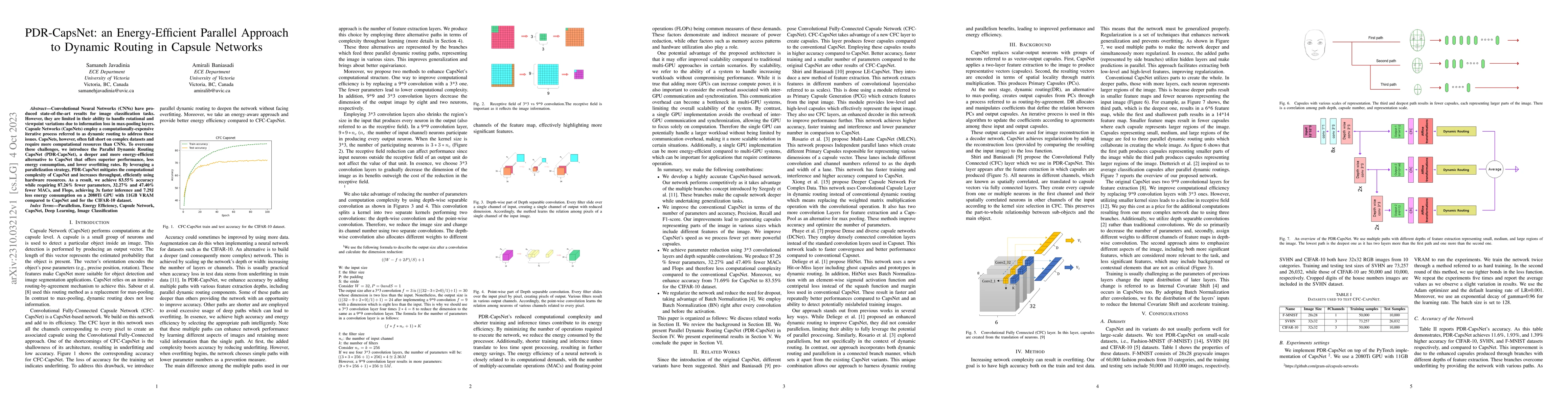 Thumbnail for PDR-CapsNet: an Energy-Efficient Parallel Approach to Dynamic Routing in
  Capsule Networks