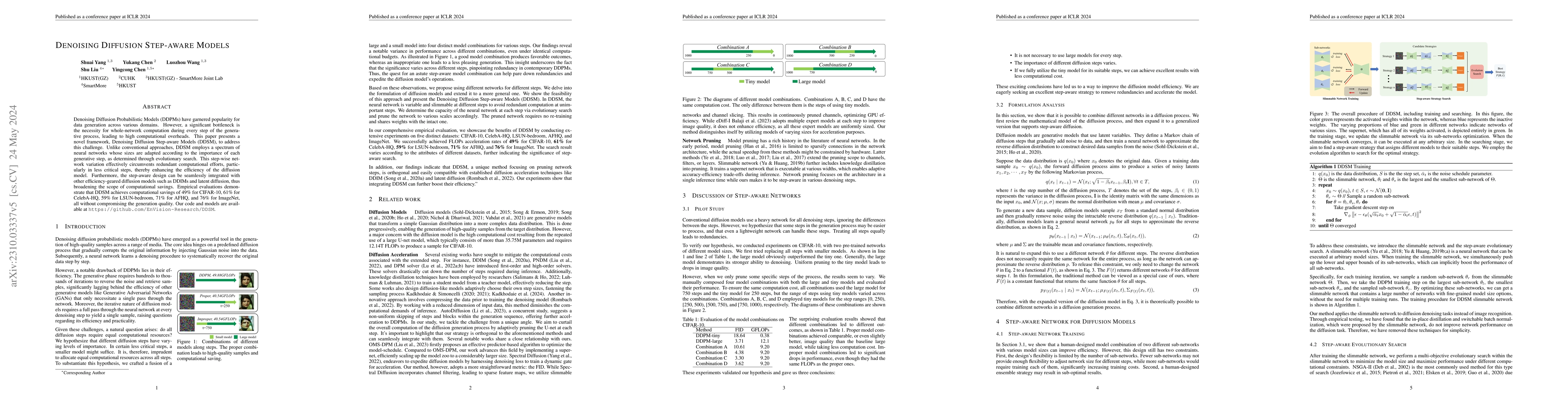 Thumbnail for Denoising Diffusion Step-aware Models