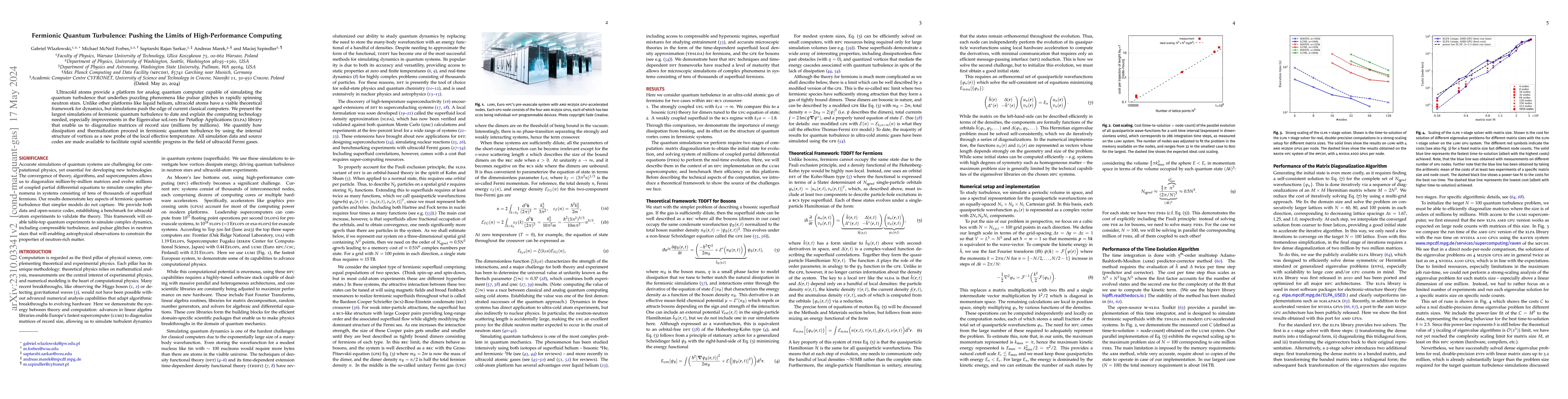 Thumbnail for Fermionic Quantum Turbulence: Pushing the Limits of High-Performance
  Computing