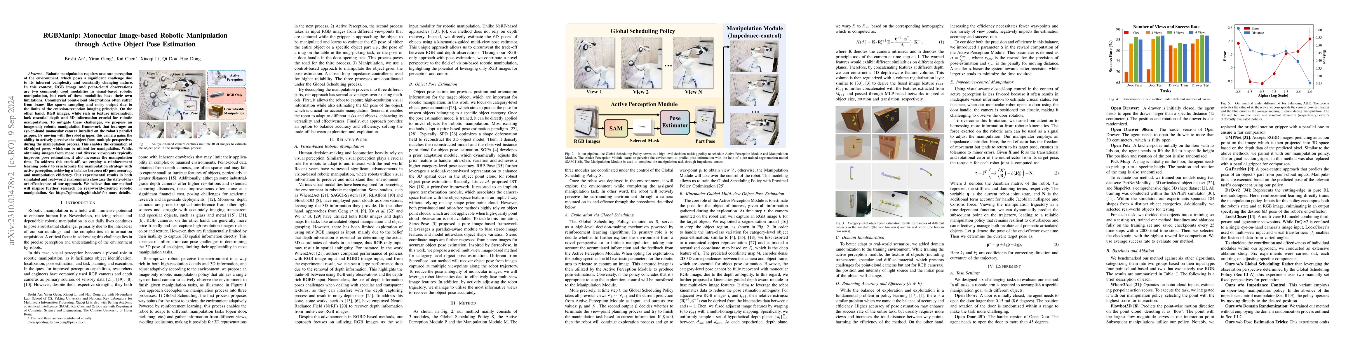 Thumbnail for RGBManip: Monocular Image-based Robotic Manipulation through Active
  Object Pose Estimation