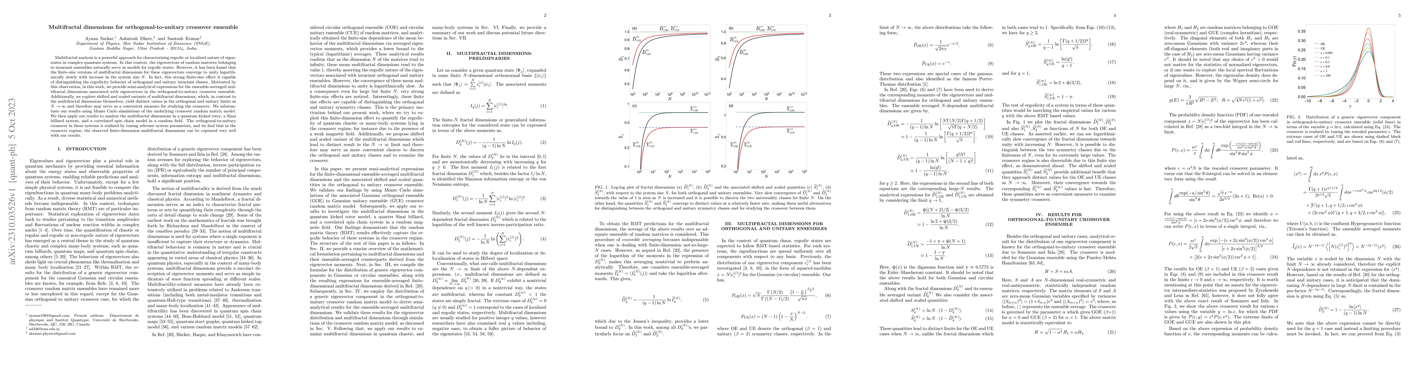 Thumbnail for Multifractal dimensions for orthogonal-to-unitary crossover ensemble