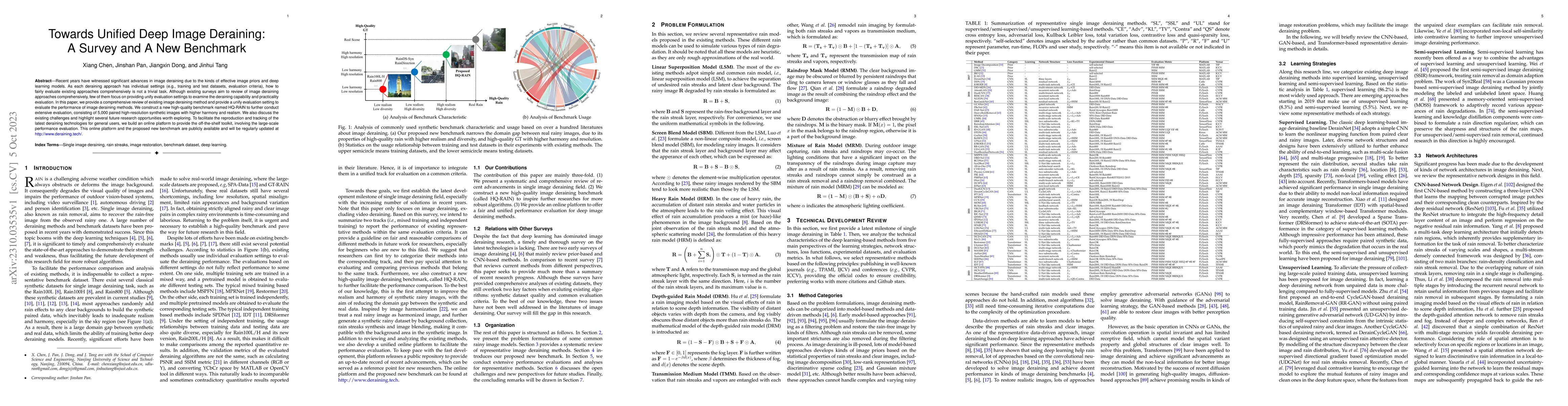 Thumbnail for Towards Unified Deep Image Deraining: A Survey and A New Benchmark