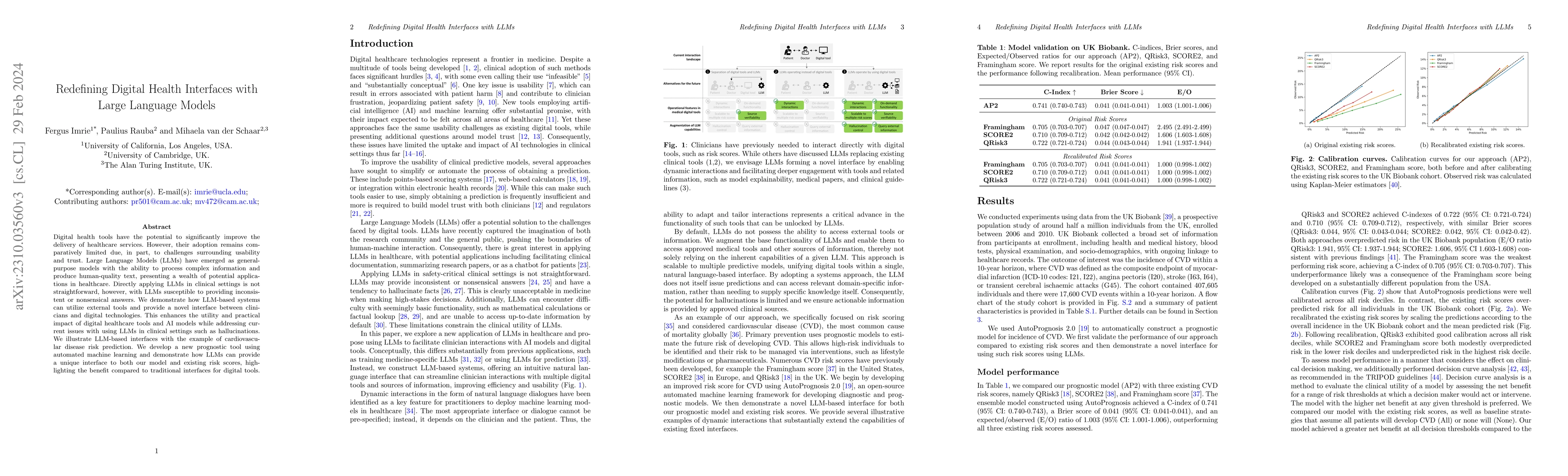 Thumbnail for Redefining Digital Health Interfaces with Large Language Models