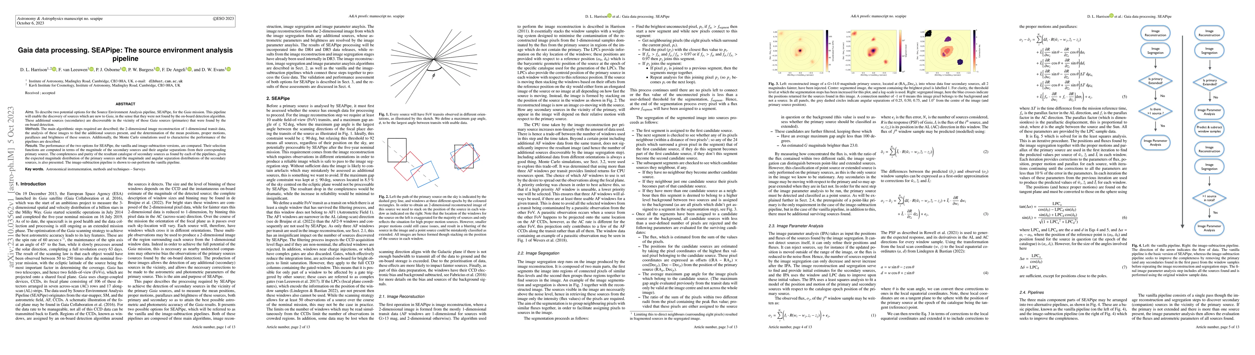 Thumbnail for Gaia data processing. SEAPipe: The source environment analysis pipeline
