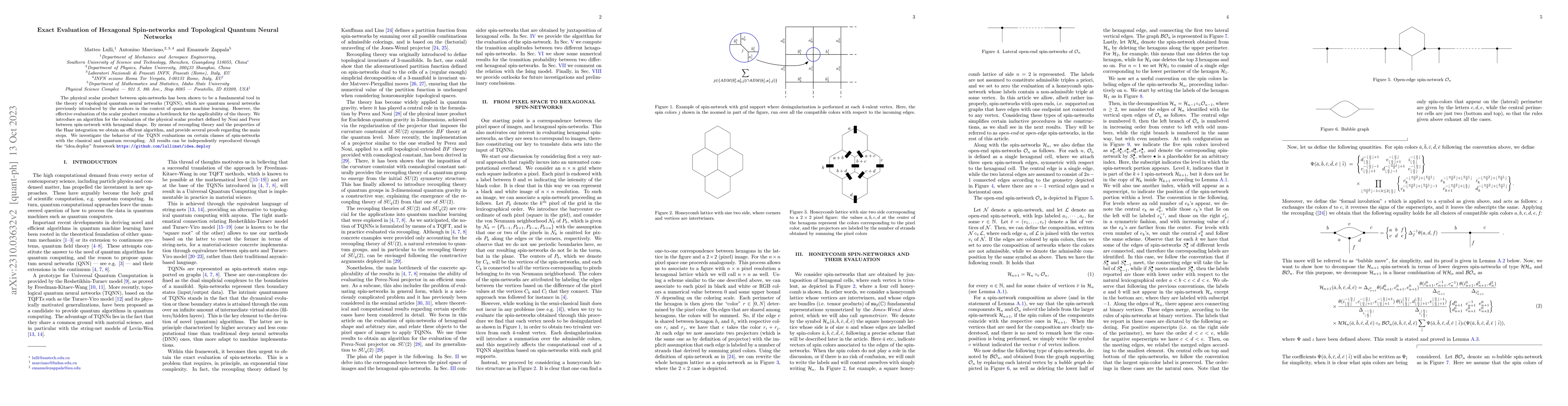 Thumbnail for The exact evaluation of hexagonal spin-networks and topological quantum
  neural networks