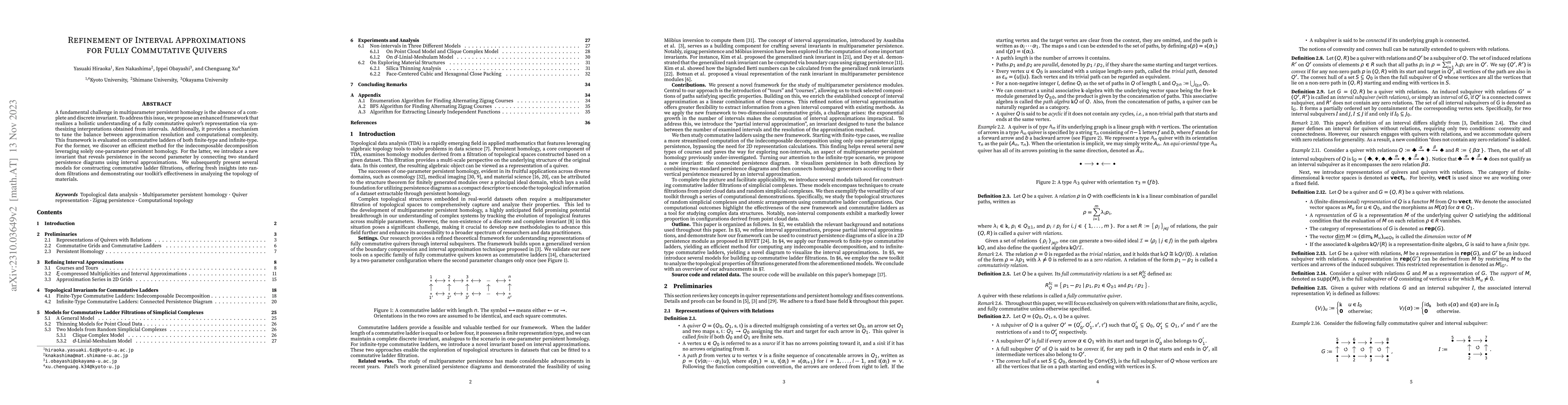 Thumbnail for Refinement of Interval Approximations for Fully Commutative Quivers