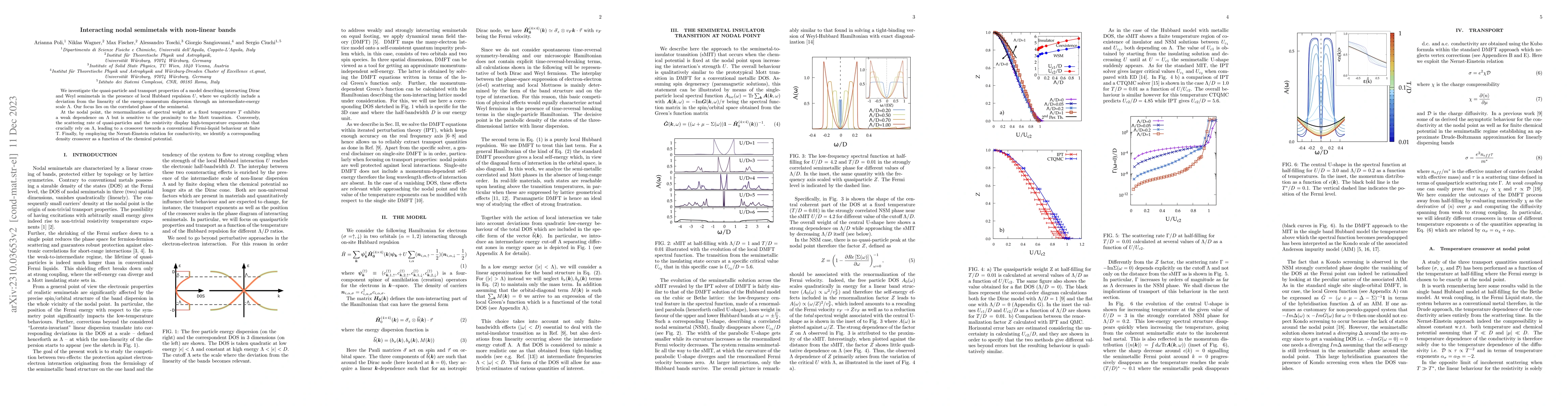 Thumbnail for Interacting nodal semimetals with non-linear bands