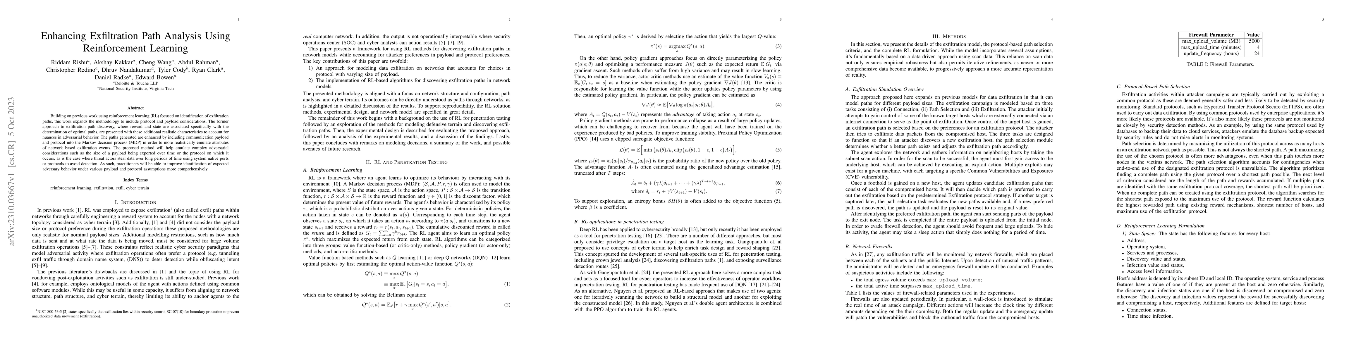 Thumbnail for Enhancing Exfiltration Path Analysis Using Reinforcement Learning