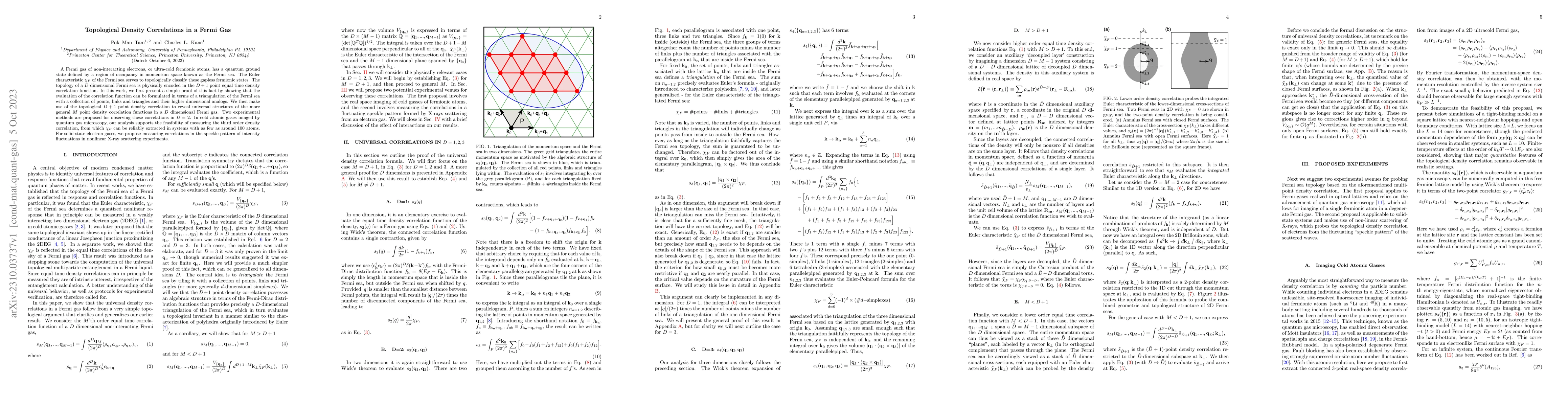 Thumbnail for Topological Density Correlations in a Fermi Gas