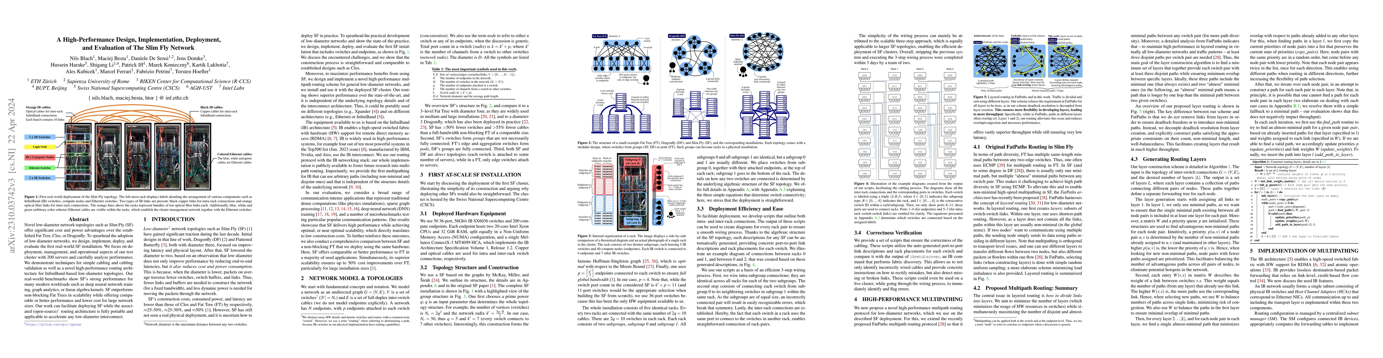 Thumbnail for A High-Performance Design, Implementation, Deployment, and Evaluation of
  The Slim Fly Network
