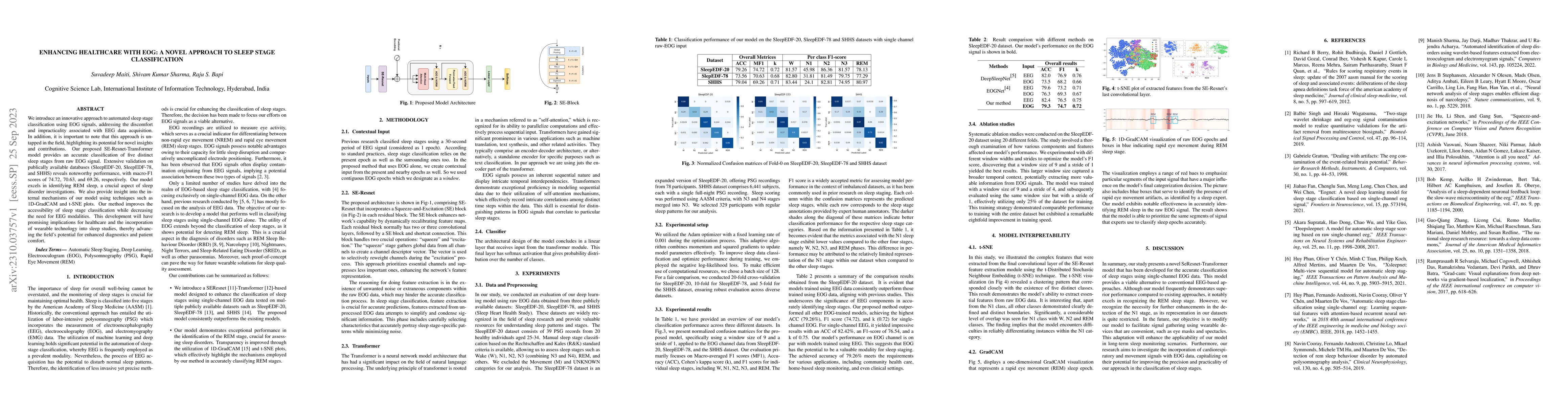 Thumbnail for Enhancing Healthcare with EOG: A Novel Approach to Sleep Stage
  Classification