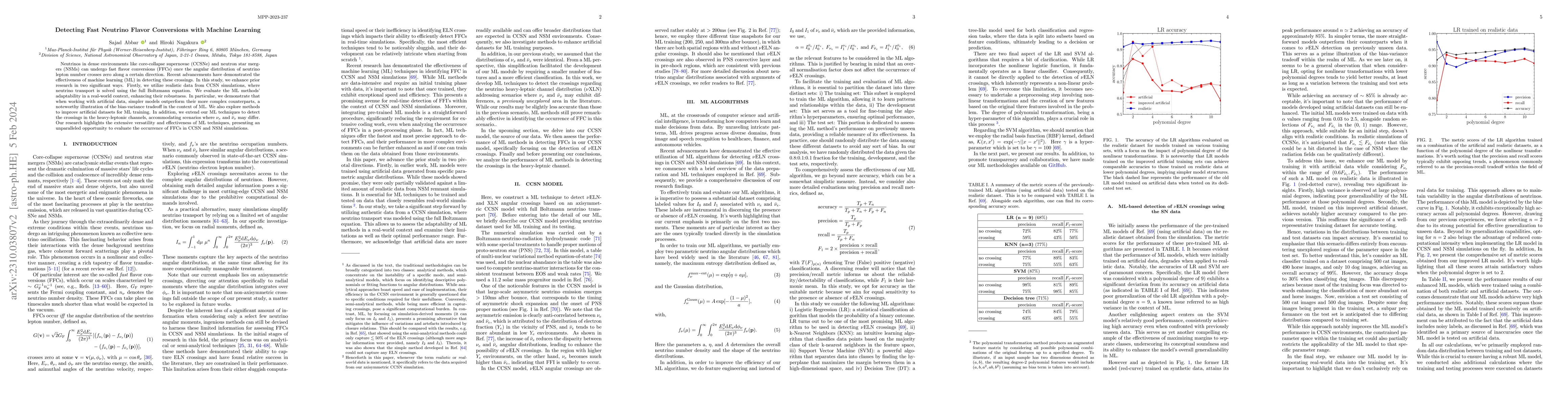Thumbnail for Detecting Fast Neutrino Flavor Conversions with Machine Learning