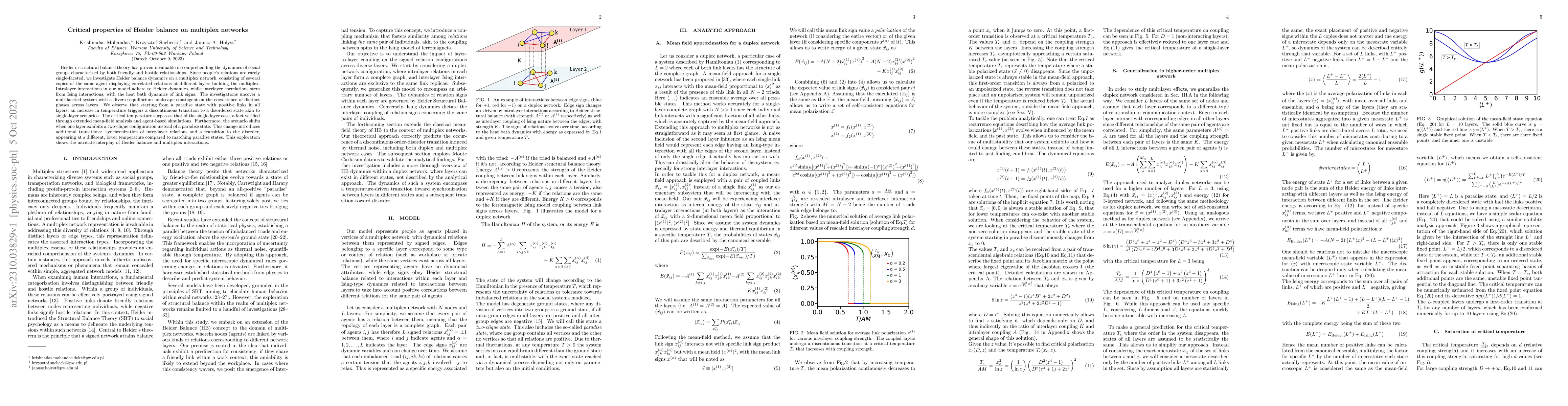 Thumbnail for Critical properties of Heider balance on multiplex networks