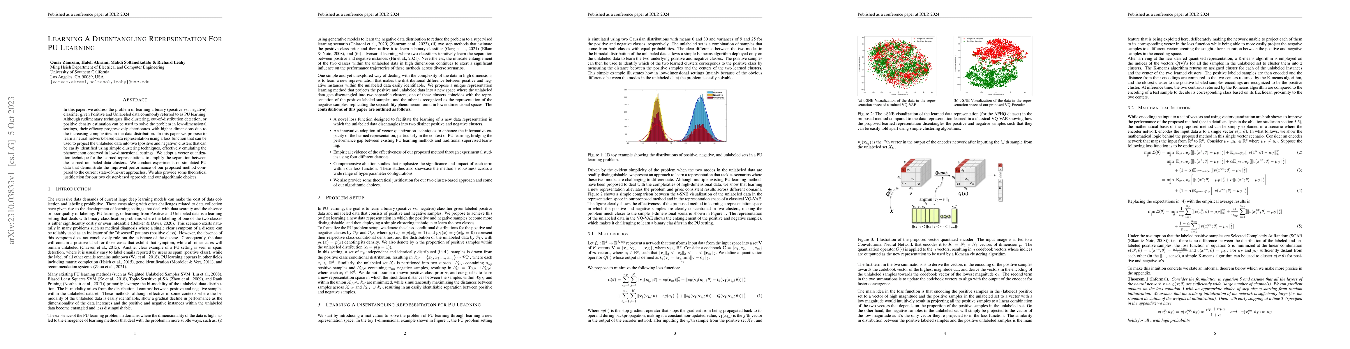 Thumbnail for Learning A Disentangling Representation For PU Learning