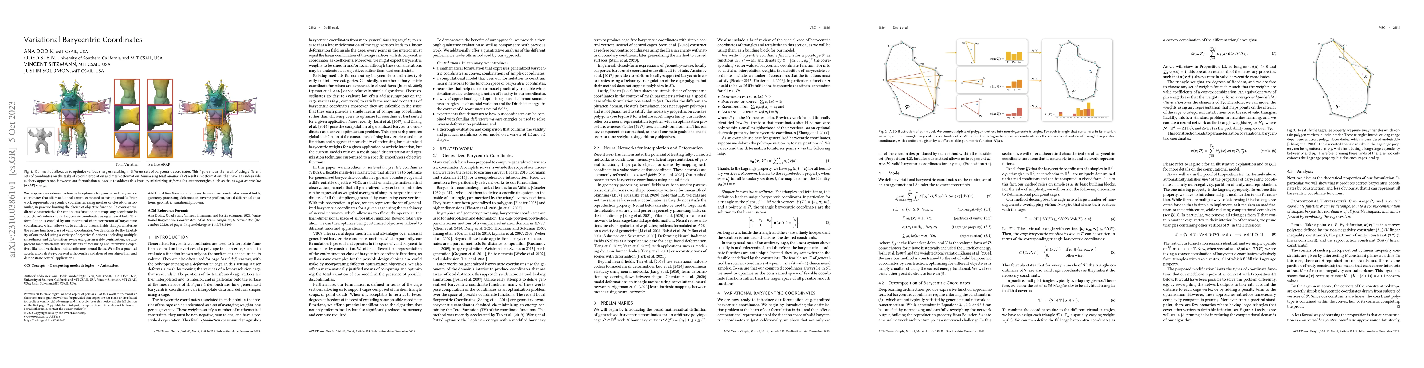 Thumbnail for Variational Barycentric Coordinates