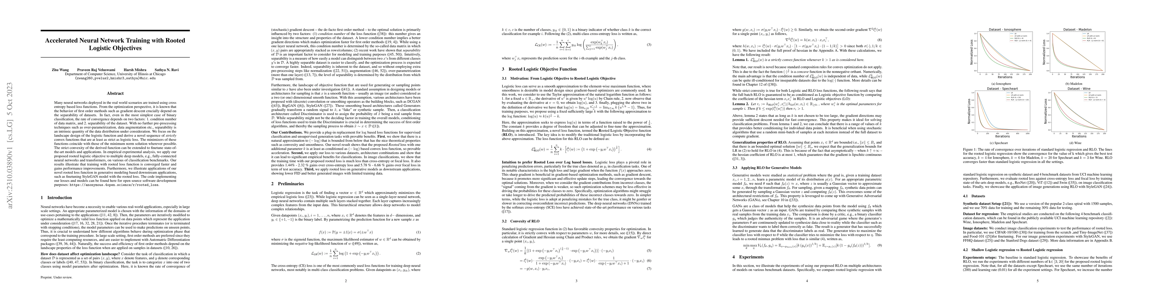 Thumbnail for Accelerated Neural Network Training with Rooted Logistic Objectives