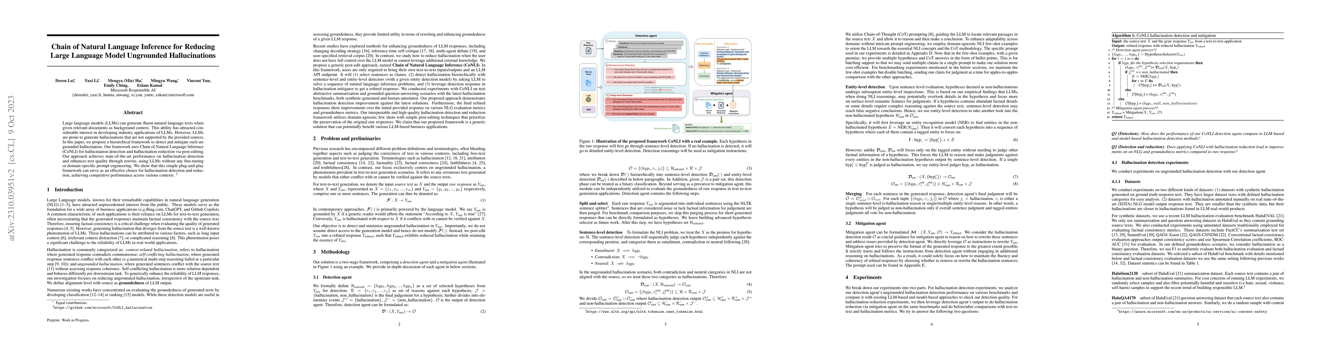 Thumbnail for Chain of Natural Language Inference for Reducing Large Language Model
  Ungrounded Hallucinations