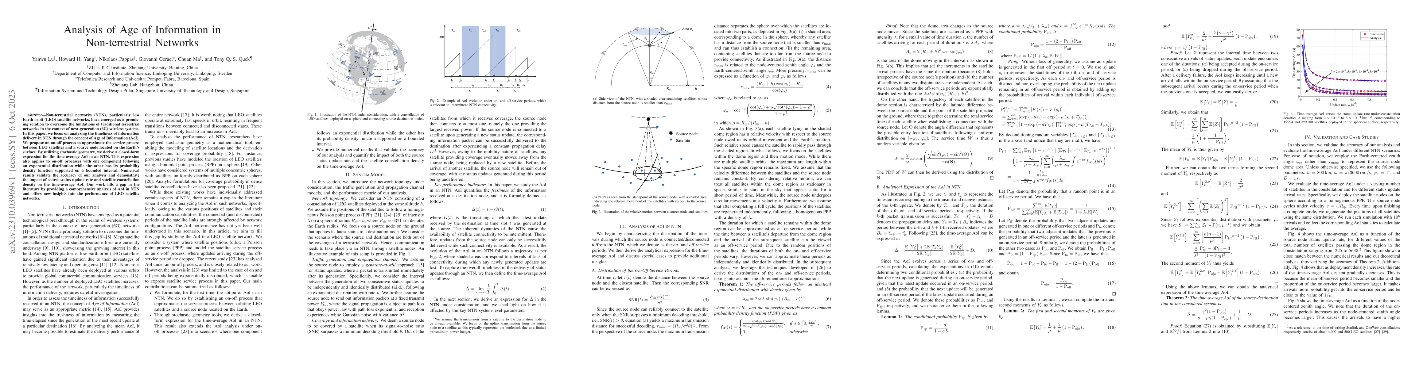 Thumbnail for Analysis of Age of Information in Non-terrestrial Networks