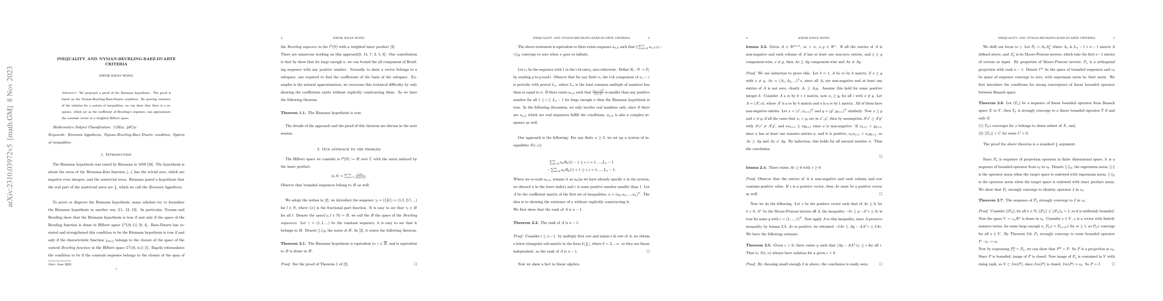 Thumbnail for Inequality and Nyman-Beurling-Baez-Duarte criteria