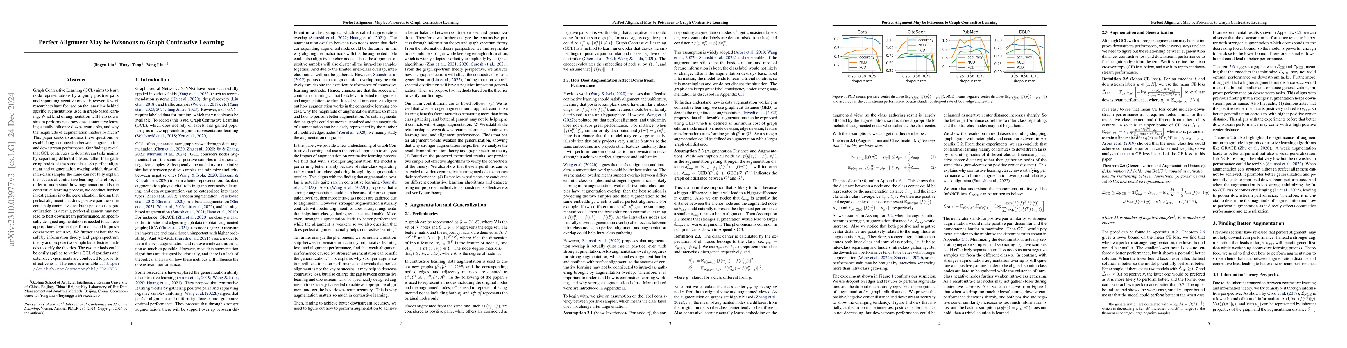 Thumbnail for Perfect Alignment May be Poisonous to Graph Contrastive Learning