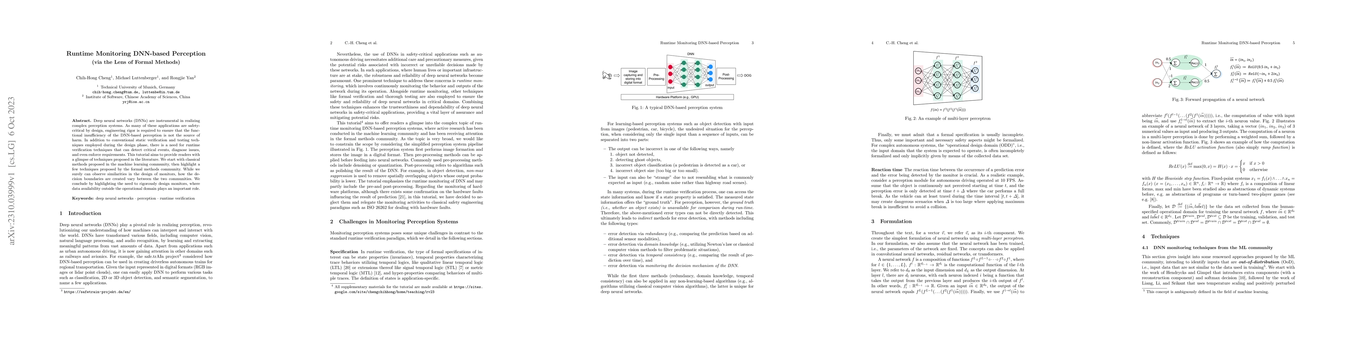 Thumbnail for Runtime Monitoring DNN-Based Perception