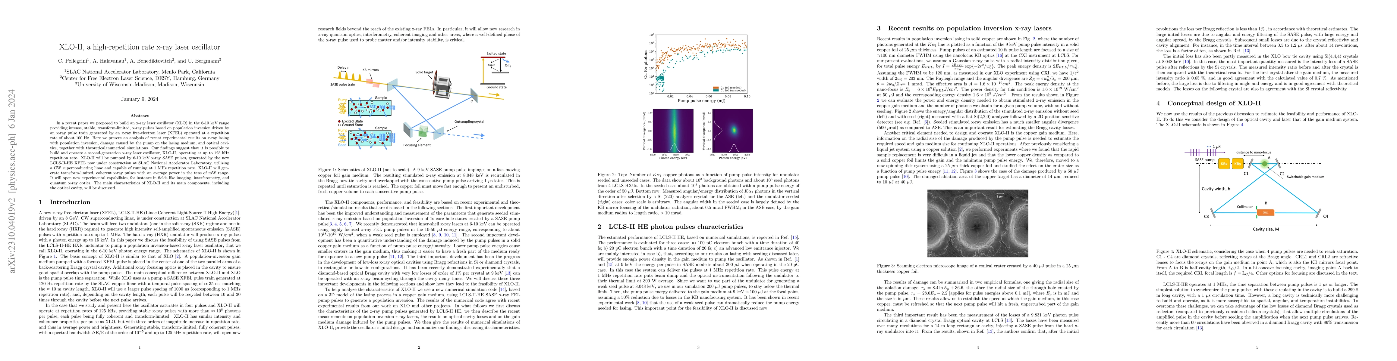 Thumbnail for XLO-II, a high-repetition rate X-ray laser oscillator