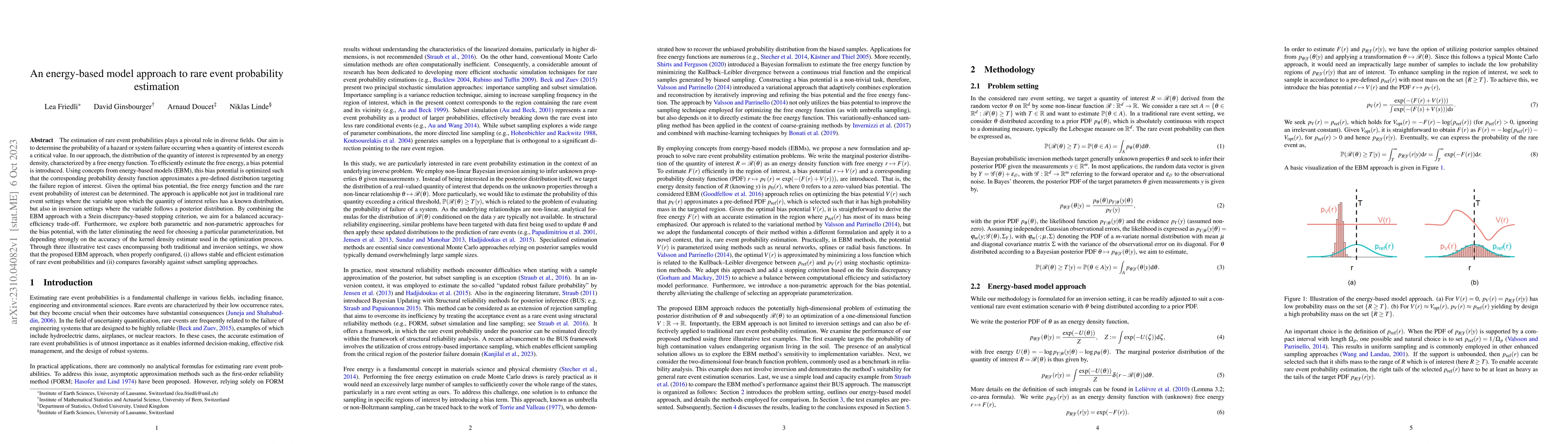 Thumbnail for An energy-based model approach to rare event probability estimation