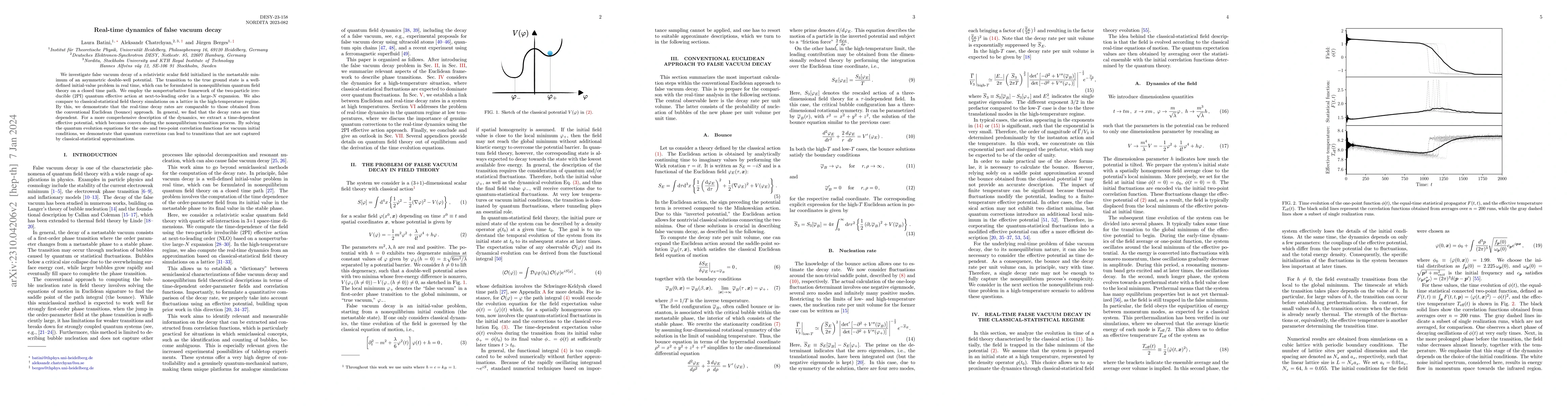 Thumbnail for Real-time dynamics of false vacuum decay