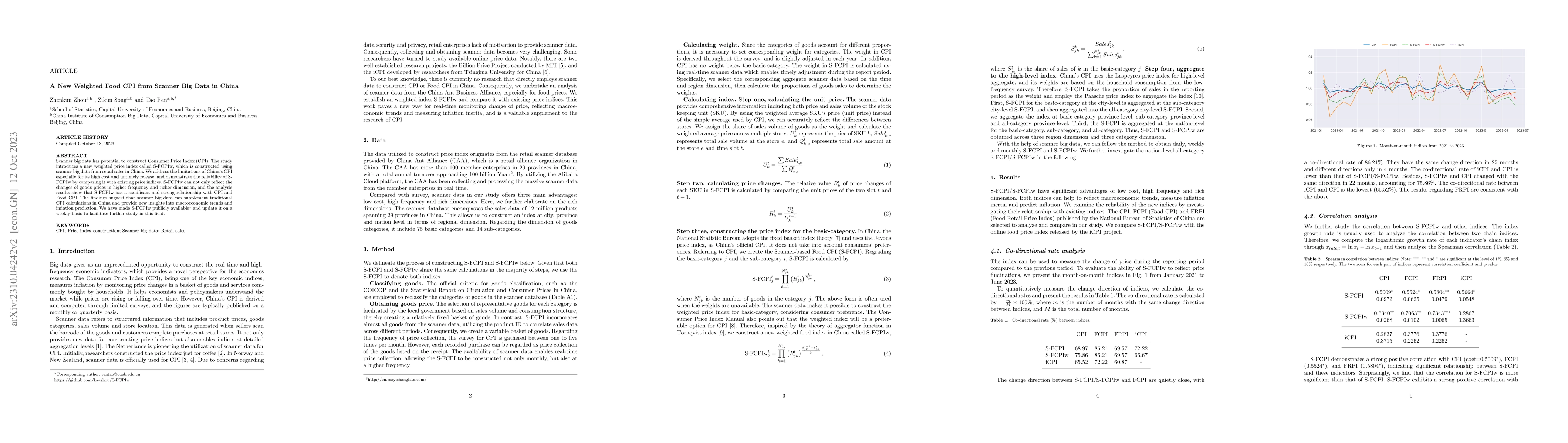 Thumbnail for A New Weighted Food CPI from Scanner Big Data in China