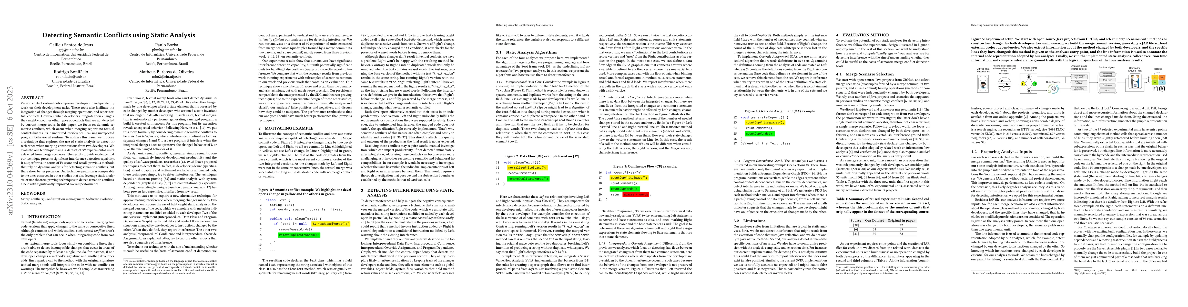 Thumbnail for Detecting Semantic Conflicts using Static Analysis