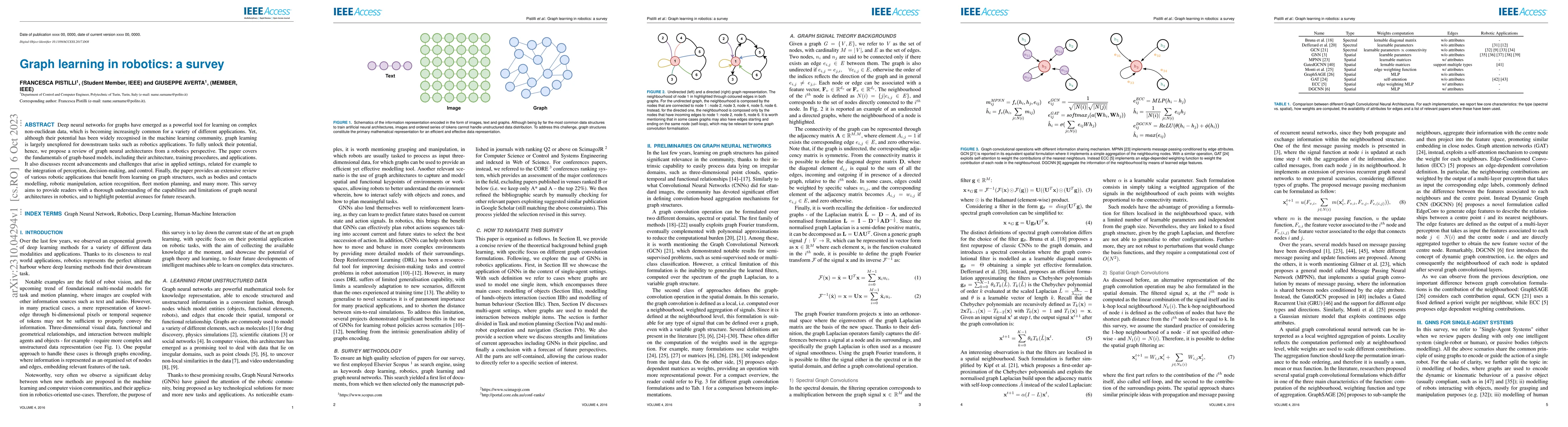 Thumbnail for Graph learning in robotics: a survey