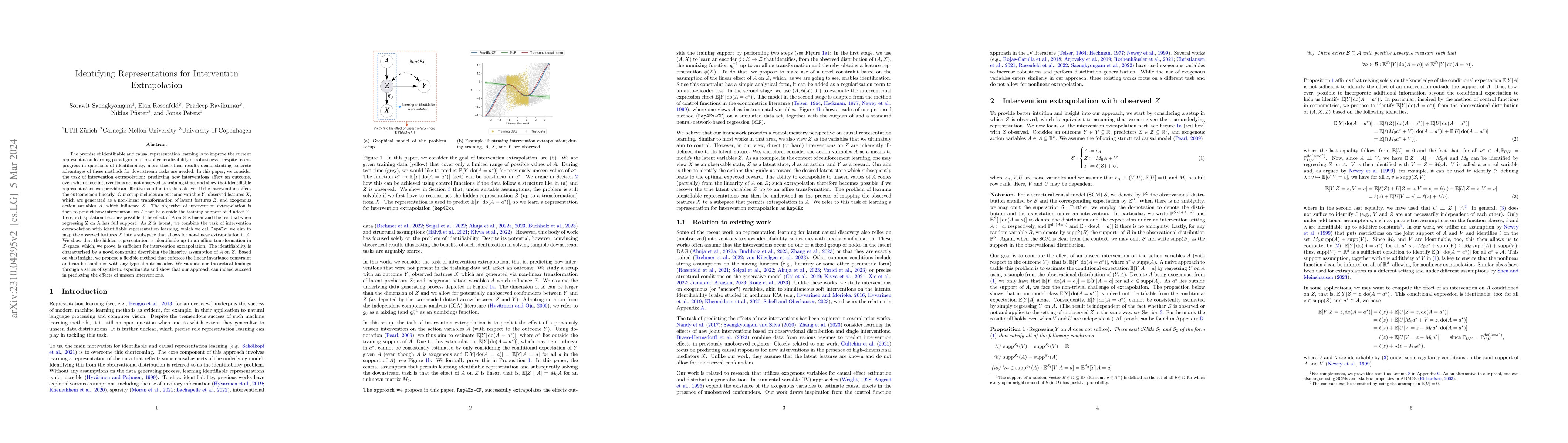 Thumbnail for Identifying Representations for Intervention Extrapolation