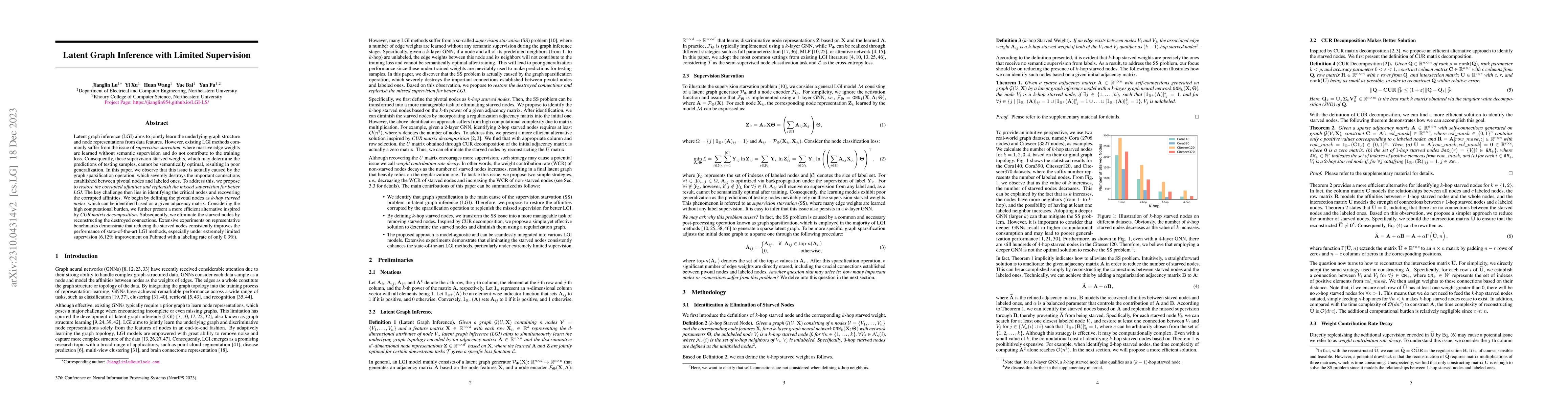 Thumbnail for Latent Graph Inference with Limited Supervision