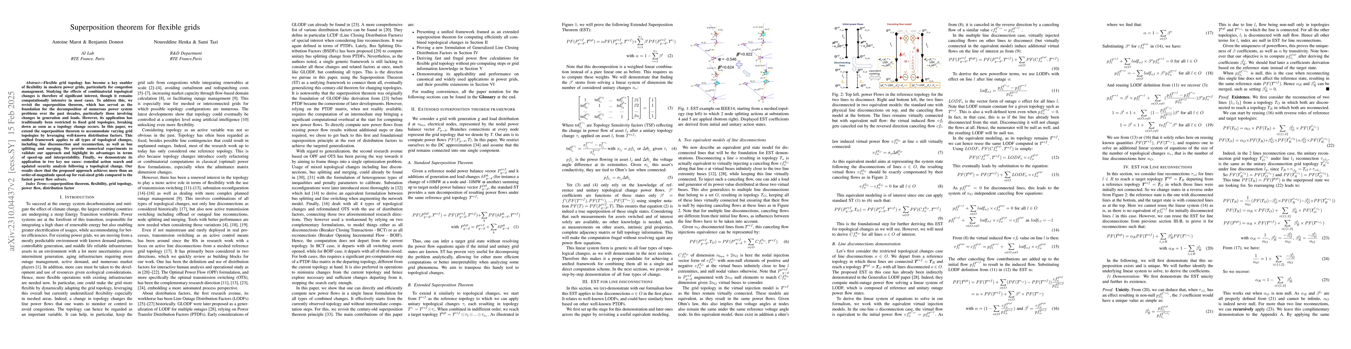 Thumbnail for Extended superposition theorem under power grid topological changes