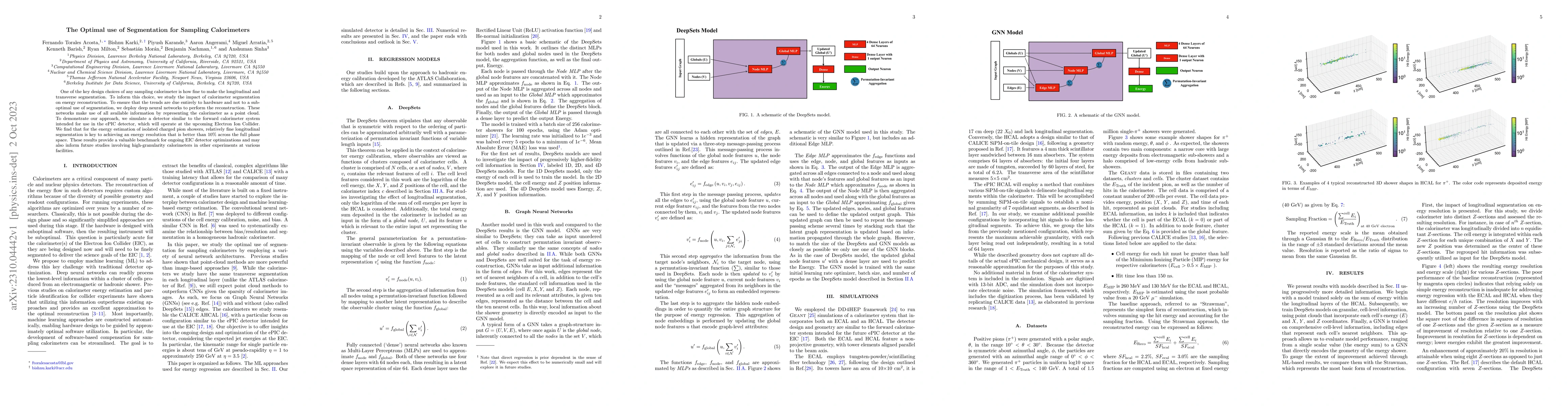 Thumbnail for The Optimal use of Segmentation for Sampling Calorimeters
