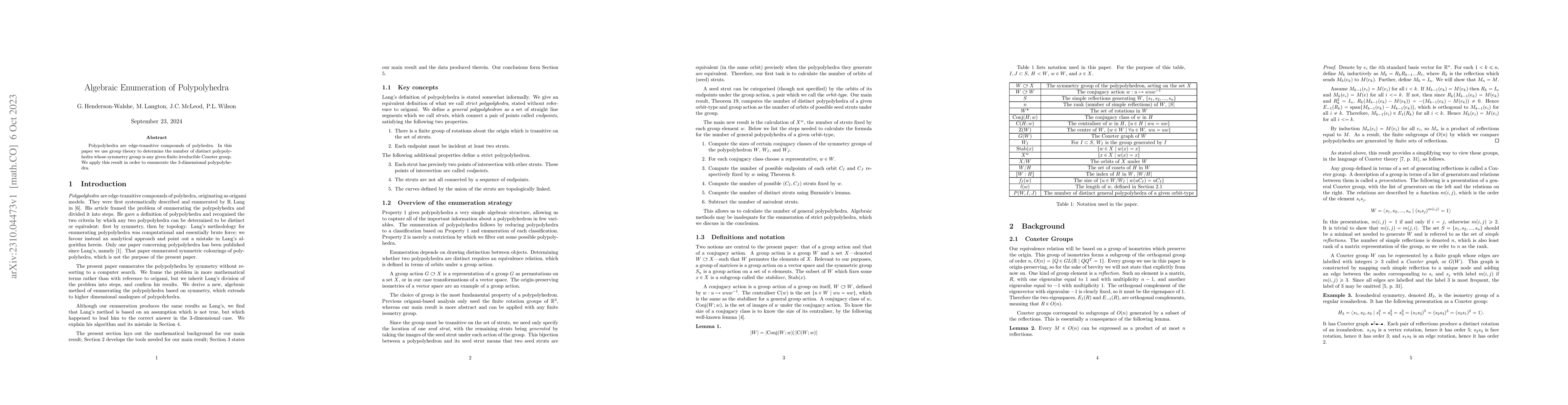 Thumbnail for Algebraic Enumeration of Polypolyhedra