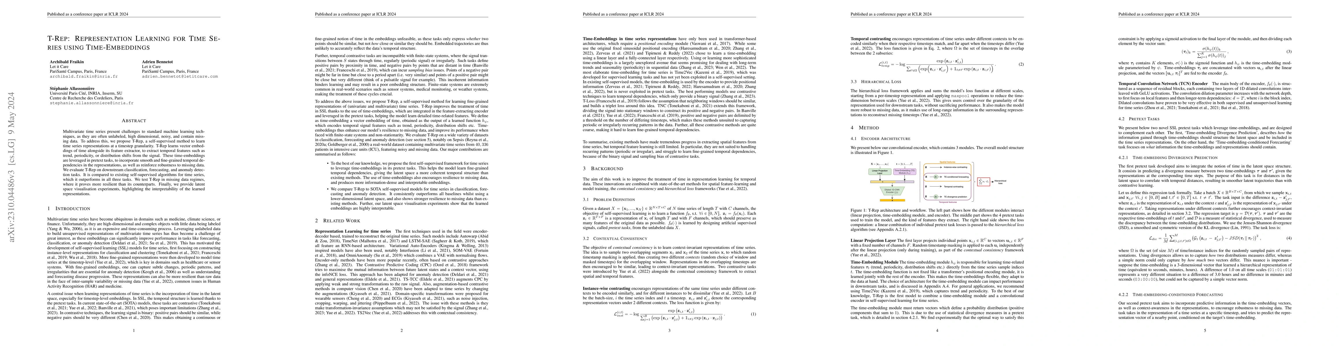 Thumbnail for T-Rep: Representation Learning for Time Series using Time-Embeddings