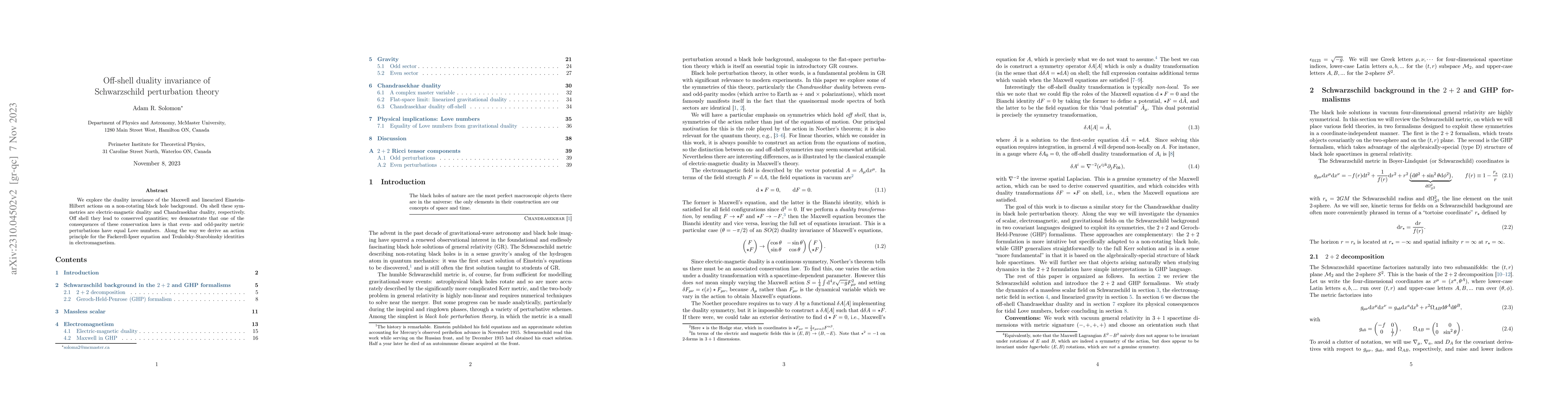 Thumbnail for Off-shell duality invariance of Schwarzschild perturbation theory