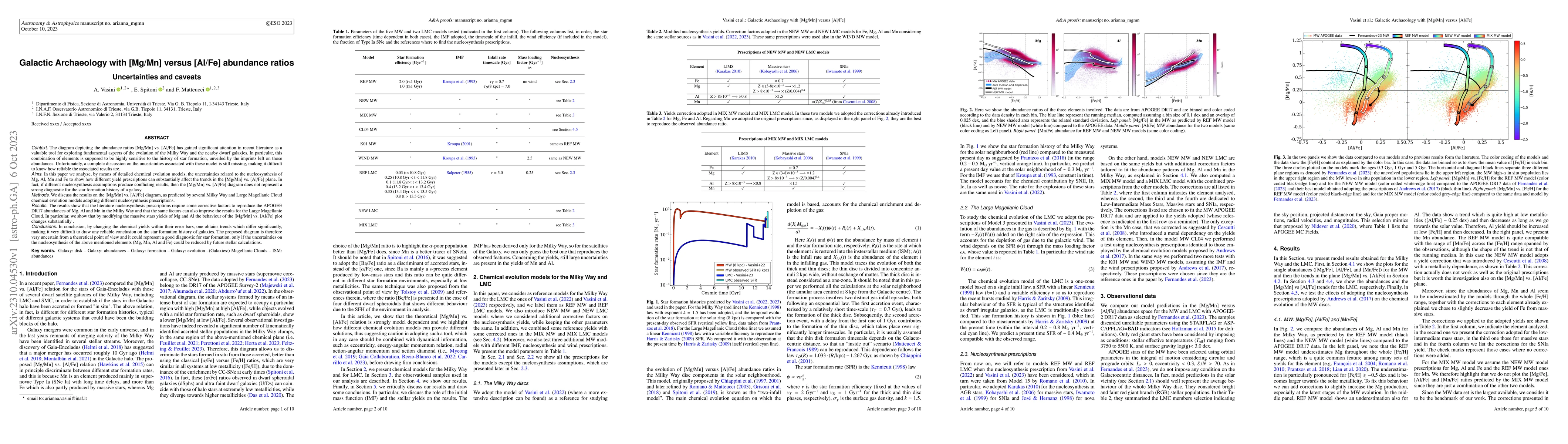 Thumbnail for Galactic Archaeology with [Mg/Mn] versus [Al/Fe] abundance ratios --
  Uncertainties and caveats